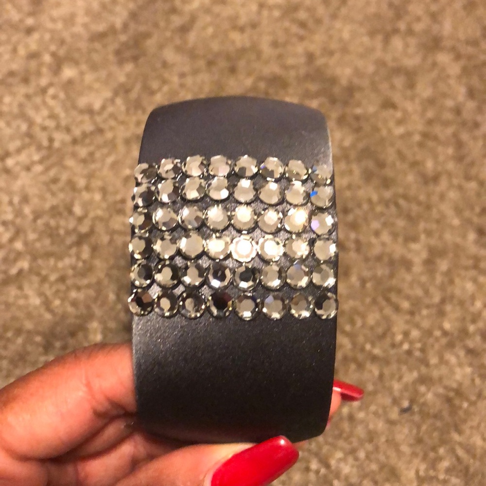 Tasha Grey Satin Bangle